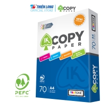 Combo 5 Ream giấy A4 70 gsm IK Copy (500 tờ) - Hàng nhập khẩu Indonesia