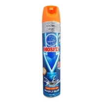 Xịt Muỗi Mosfly Blue Không Mùi 600ml